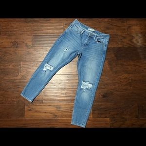 Sz 28x30 Women’s Topshop Jamie Moto Ripped Jeans